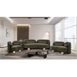 Meridian Furniture Daphne Olive Boucle Fabric Sofa