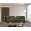 Meridian Furniture Daphne Olive Boucle Fabric Sofa