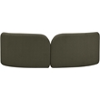 Meridian Furniture Daphne Olive Boucle Fabric Sofa