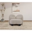 Meridian Furniture Daphne Beige Chenille Fabric Chair