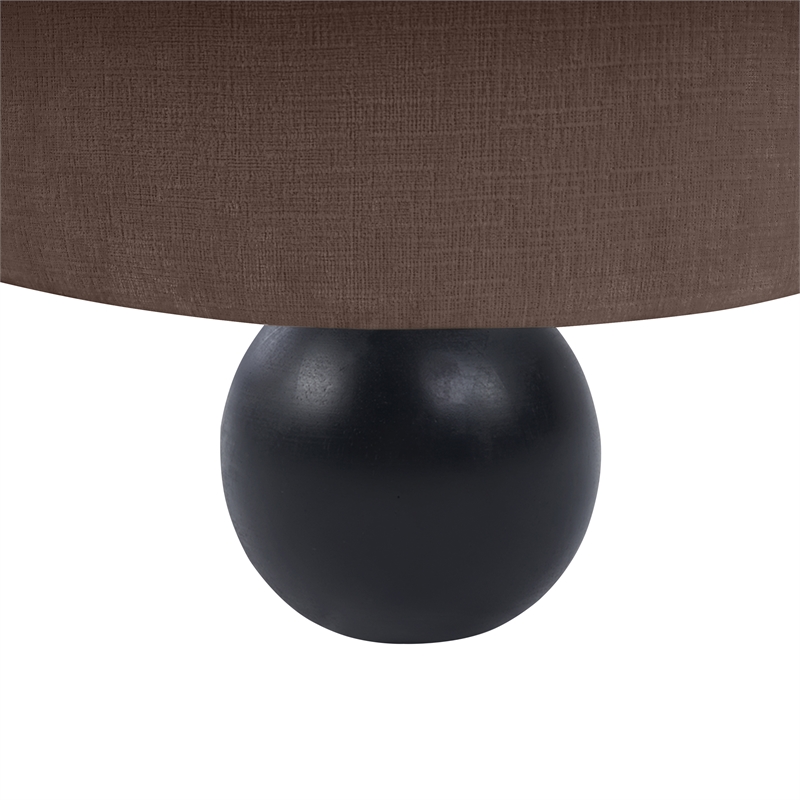 Meridian Furniture Daphne Brown Chenille Fabric Chair