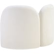Meridian Furniture Daphne Cream Chenille Fabric Chair
