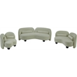 Meridian Furniture Daphne Mint Chenille Fabric Chair