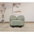 Meridian Furniture Daphne Mint Chenille Fabric Chair