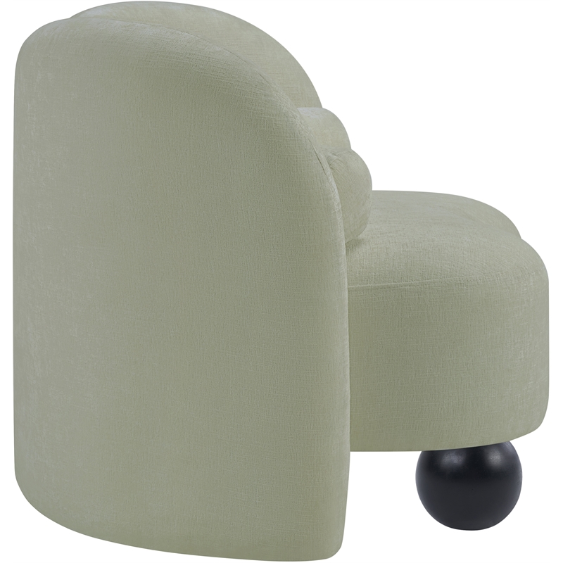 Meridian Furniture Daphne Mint Chenille Fabric Chair