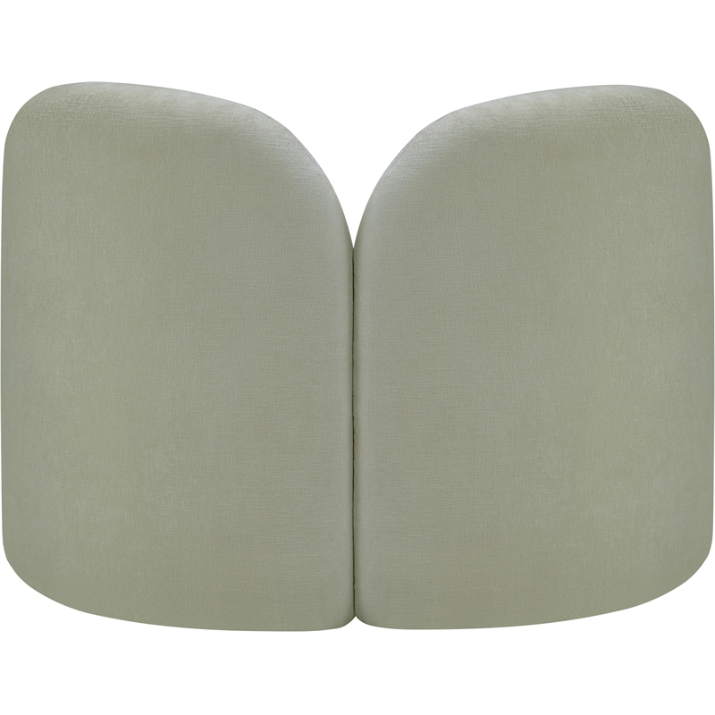 Meridian Furniture Daphne Mint Chenille Fabric Chair