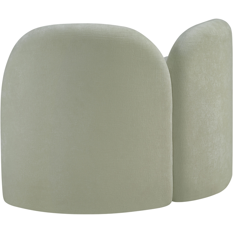 Meridian Furniture Daphne Mint Chenille Fabric Chair