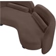 Meridian Furniture Daphne Brown Chenille Fabric Loveseat