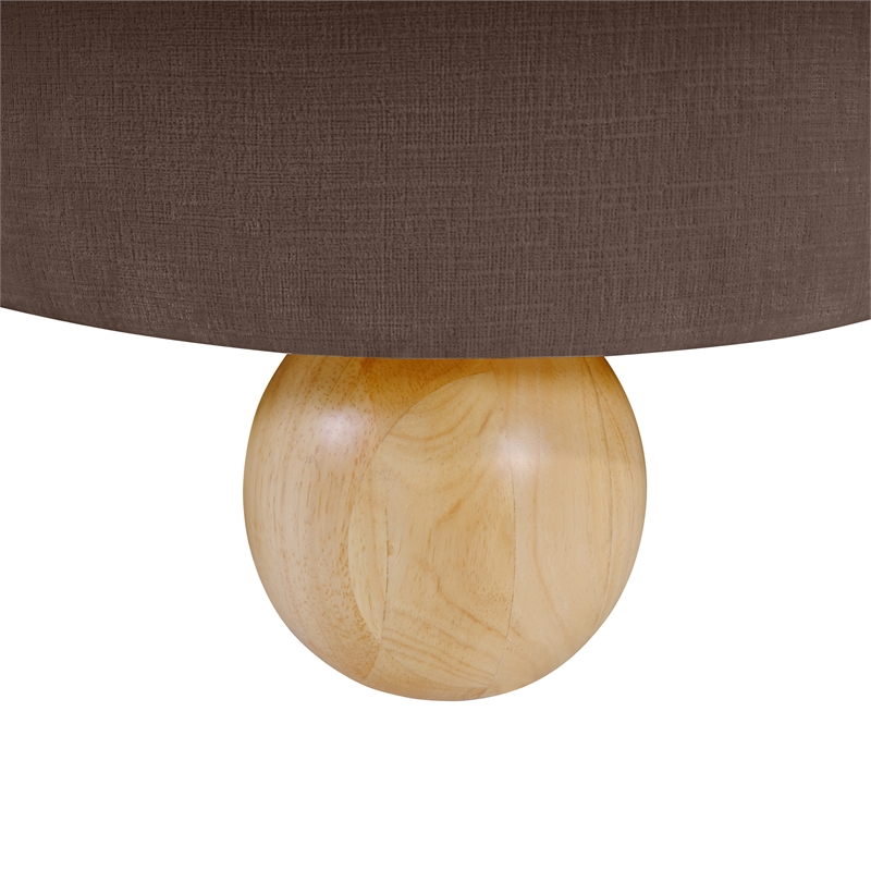 Meridian Furniture Daphne Brown Chenille Fabric Loveseat