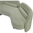 Meridian Furniture Daphne Mint Chenille Fabric Loveseat