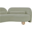 Meridian Furniture Daphne Mint Chenille Fabric Loveseat