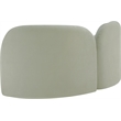 Meridian Furniture Daphne Mint Chenille Fabric Loveseat