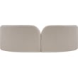 Meridian Furniture Daphne Beige Chenille Fabric Sofa