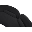 Meridian Furniture Daphne Black Chenille Fabric Sofa