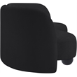 Meridian Furniture Daphne Black Chenille Fabric Sofa
