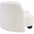 Meridian Furniture Daphne Cream Chenille Fabric Sofa