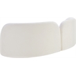 Meridian Furniture Daphne Cream Chenille Fabric Sofa