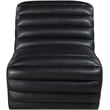 Meridian Furniture Vega Black Vegan Leather Accent Chair