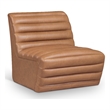 Meridian Furniture Vega Cognac Vegan Leather Accent Chair