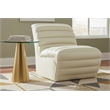 Meridian Furniture Vega Cream Vegan Leather Accent Chair