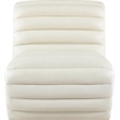 Meridian Furniture Vega Cream Vegan Leather Accent Chair