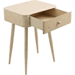 Meridian Furniture Rylan Beige Iron Night Stand