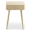 Meridian Furniture Rylan Beige Iron Night Stand