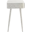 Meridian Furniture Rylan White Iron Night Stand
