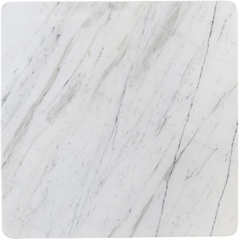 Meridian Furniture Livorno White Genuine Marble Coffee Table