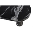 Meridian Furniture Messina Black Genuine Marble Coffee Table