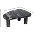 Meridian Furniture Messina Black Genuine Marble Coffee Table