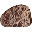 Meridian Furniture Messina Burgundy Genuine Marble Coffee Table