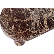 Meridian Furniture Messina Burgundy Genuine Marble Coffee Table