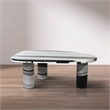 Meridian Furniture Messina Panda Genuine Marble Coffee Table