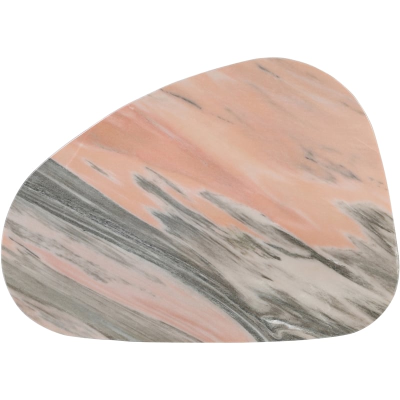 Meridian Furniture Messina Pink Genuine Marble Coffee Table