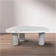 Meridian Furniture Messina White Genuine Marble Coffee Table