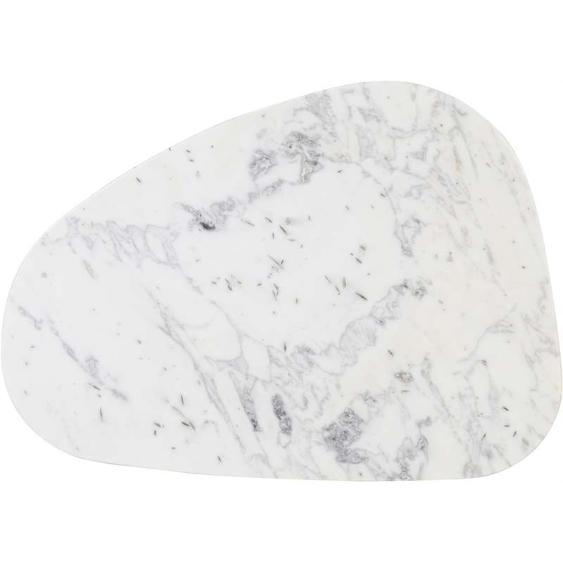 Meridian Furniture Messina White Genuine Marble Coffee Table