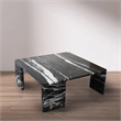 Meridian Furniture Livorno Black Genuine Marble Coffee Table