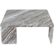Meridian Furniture Livorno Brown Genuine Marble Coffee Table