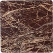 Meridian Furniture Livorno Burgundy Genuine Marble Coffee Table