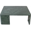 Meridian Furniture Livorno Green Genuine Marble Coffee Table