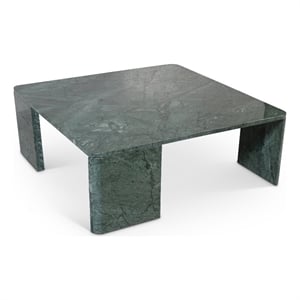 Meridian Furniture Livorno Green Genuine Marble Coffee Table