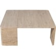 Meridian Furniture Livorno Travertine Coffee Table