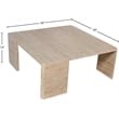 Meridian Furniture Livorno Travertine Coffee Table