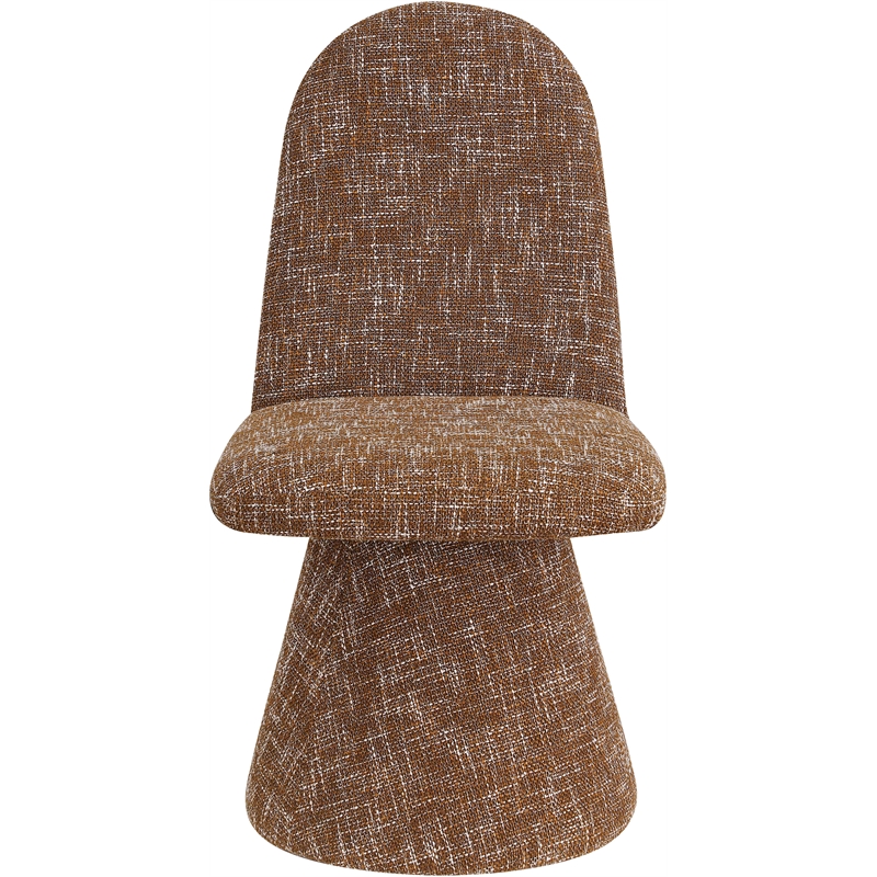 Meridian Furniture Renuar Cognac Fabric Dining Chair (Set of 2)