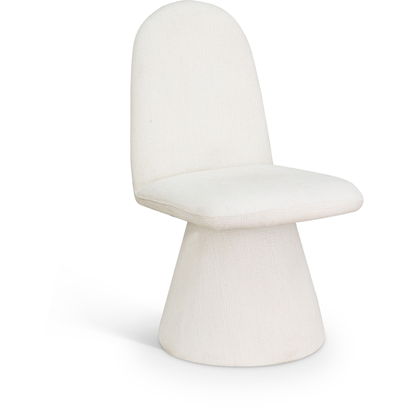 Meridian Furniture Renuar Cream Fabric Dining Chair (Set of 2)