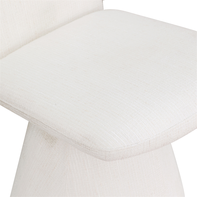 Meridian Furniture Renuar Cream Fabric Dining Chair (Set of 2)