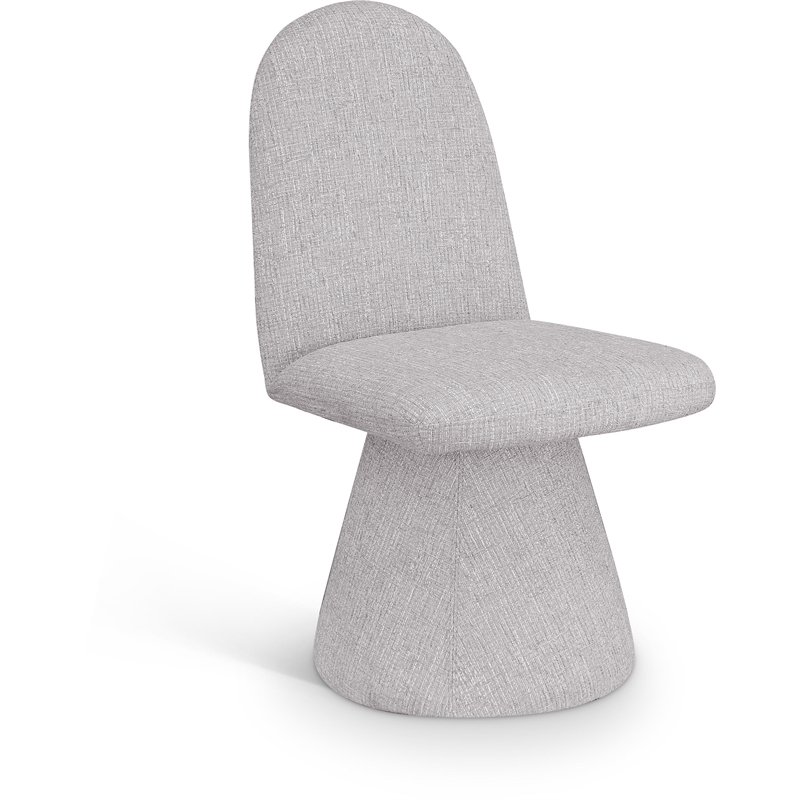 Meridian Furniture Renuar Grey Fabric Dining Chair (Set of 2)