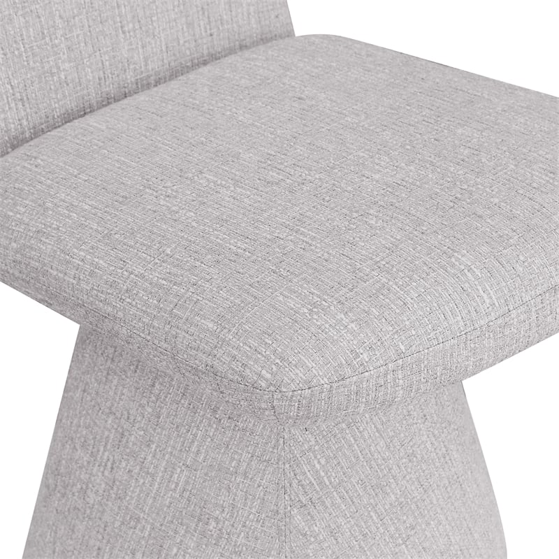 Meridian Furniture Renuar Grey Fabric Dining Chair (Set of 2)