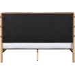 Meridian Furniture Asher Cognac Vegan Leather Queen Bed